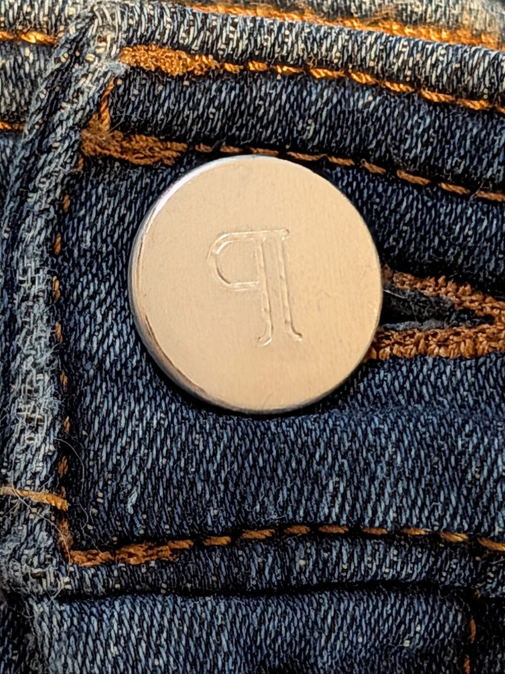 Anthropologie Pilcro The Jenna Mid-Rise Cotton Adjustable Waist Relaxed Jeans XL - Picture 6 of 9